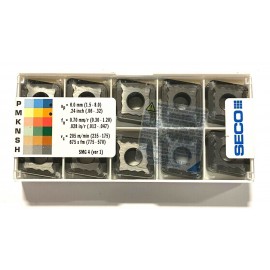 SECO SONX09T304TR-M10 New Carbide Inserts Grade MK1500 10pcs N 