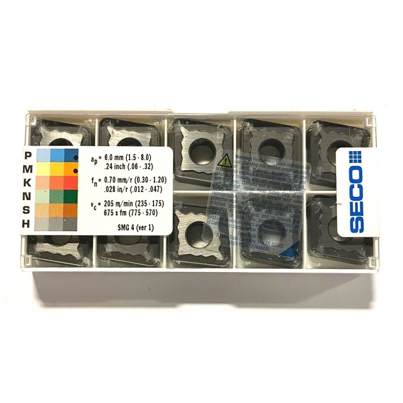 x10 Seco SEKN 1504AFTN-MD20 MP1500 carbide inserts new 